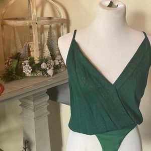 Emerald Green Body Suit